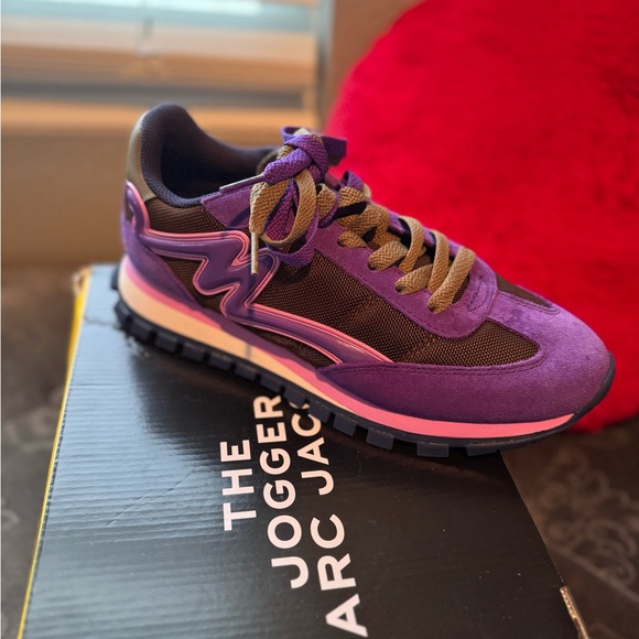 Purple and Pink Jogger Sneakers - Picture 7 of 10